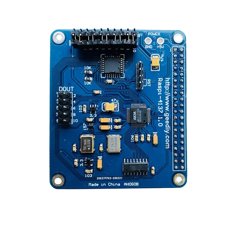 Ak4137 Dac Trasmissione Digitale Webcast Volumio Supporto Moode I2S 32 384K Dsd256 Per Raspberry Pi 2B 3B 3B + 4B
