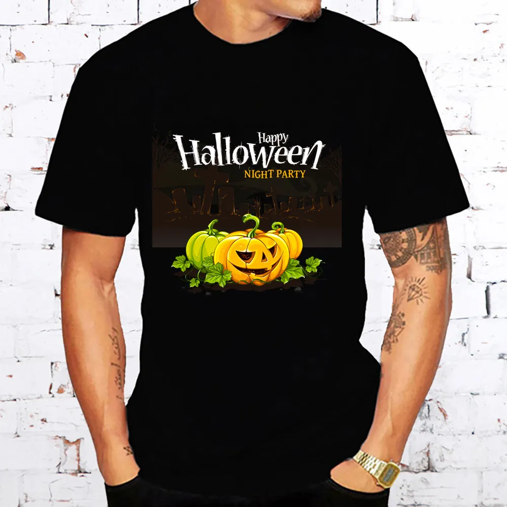 

Halloween Tshirts Men Fashion Summer T-shirts Tshirt Hip Hop Girl Printed Top Streetwear Harajuku Funny Tees