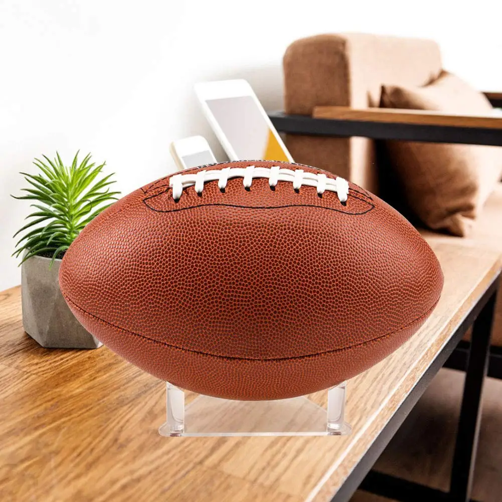 Акриловая подставка для мяча, прозрачный держатель для спортивных мячей, 1 шт., полка для хранения, для футбола, баскетбола, волейбола, футбола