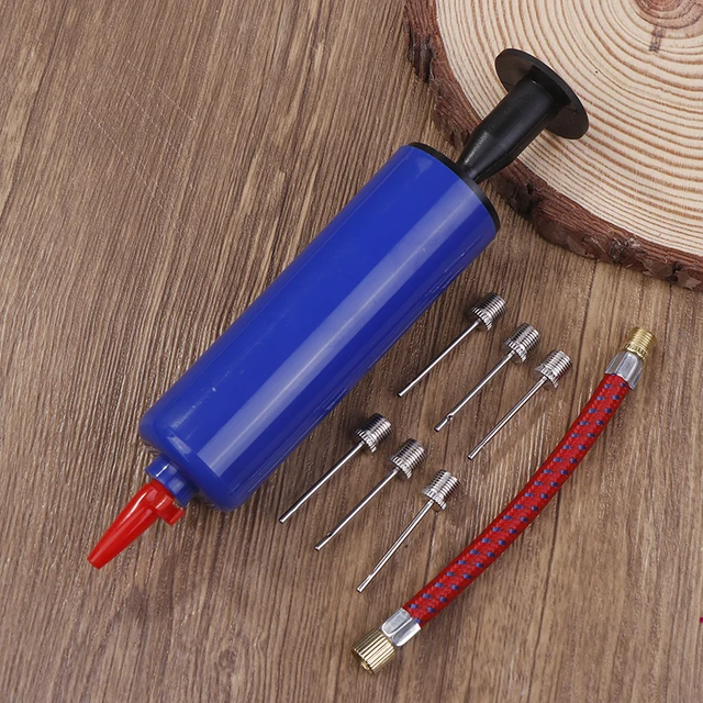10pcs Ball Pump Set Hand Pump 6inch Inflator Portable Ball Volleyball Football Basketball Inflating Pump Tools With Air Hose 3