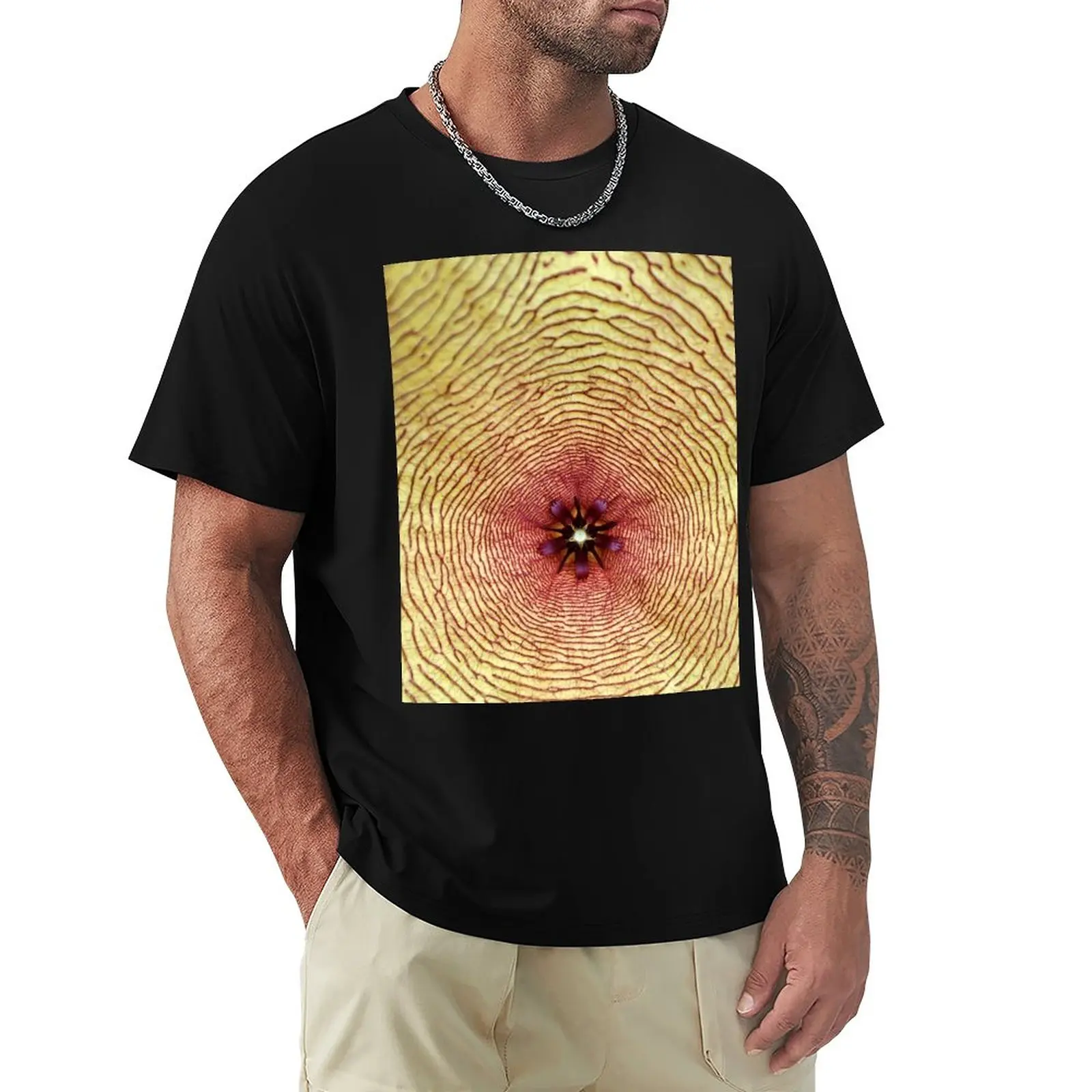 Star Fish, Stapelia Gigantea, T-Shirt Del Sud Africa Maglietta Grafica A Maniche Corte Maglietta Divertente Maglietta Da Uomo Anime
