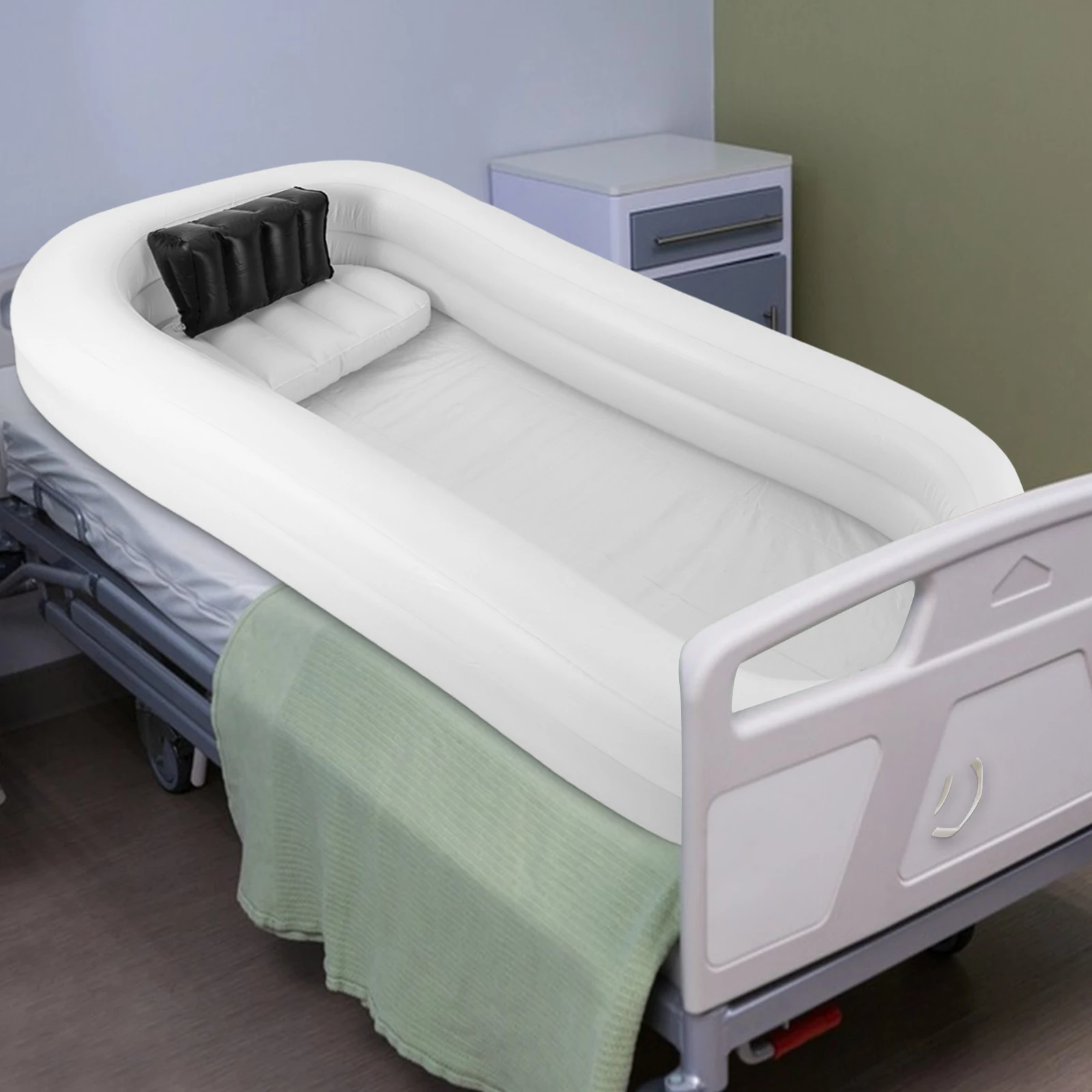 PVC Inflatable Bathtub Portable Shower Bathtub with Electric Air Pump for Adults