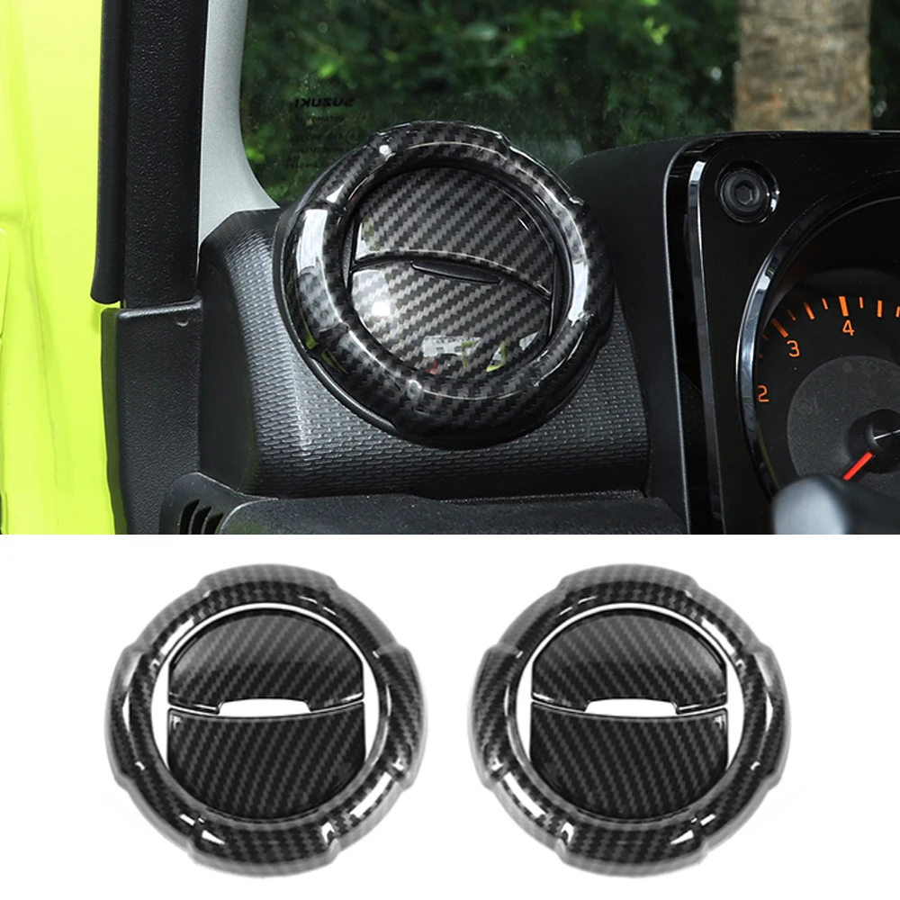 

Car Air Conditioning Vent Outlet Decoration Cover Ring Trim for Suzuki Jimny JB64 JB74 2019-2023 Interior Mouldings Accessories
