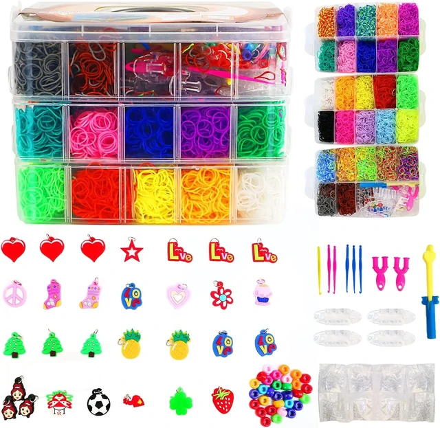 Sexy Sparkles 300 Pcs Rubber Bands DIY Loom Bracelet Making