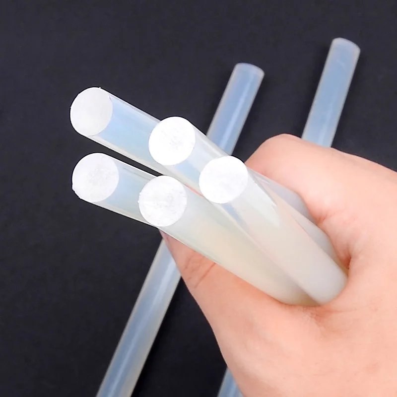 Home Industry Strong High Adhesive Hot Melt Adhesive Transparent White Bar Textile Diy Handmade Shoes Hats Bags Sticky Flowers
