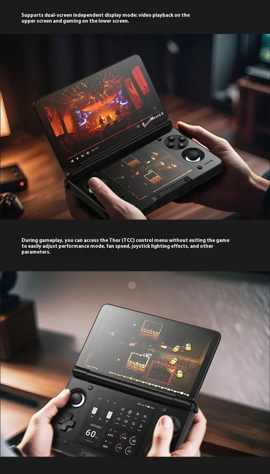 AYN Thor Dual Screen Gaming Handheld (Pre-sale) - 6'' OLED Display