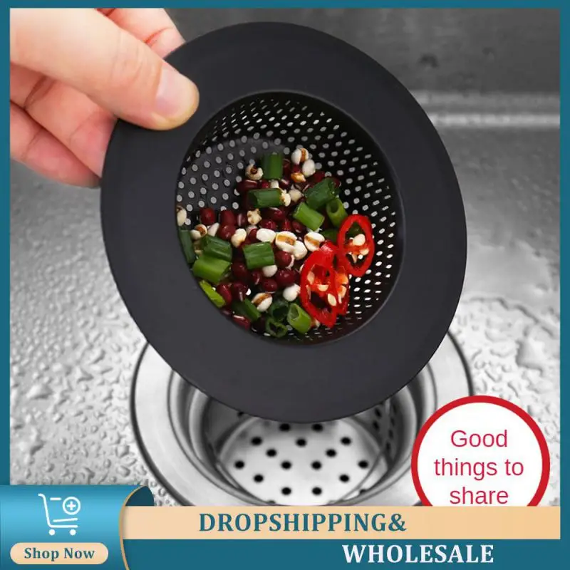 

1PCS Kitchen Sink Filter Stainless Steel Mesh Sink Strainer Filter Bathroom Sink Strainer Drain Hole Filter Trap Waste Screen