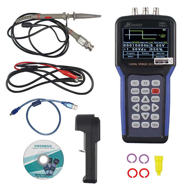 Jinhan JDS2023 USB Oscilloscope 200M 20MHz Bandwidth 1