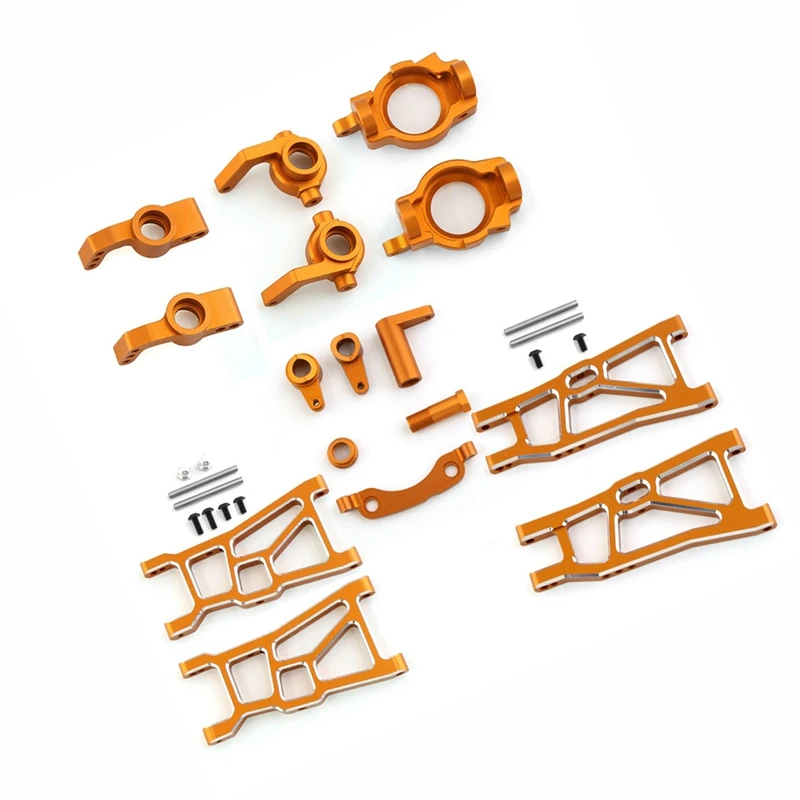 

FBIL-Metal Upgrade Parts Kit Suspension Arm Steering Block For ZD Racing DBX-10 DBX10 1/10 RC Car Upgrades Accessories