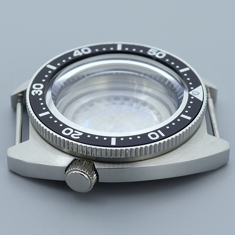 MOD カスタム NH35 搭載 シースルーバック 新着 - 40mm ヴィンテージ ダイブ ウォッチ キット (セイコー