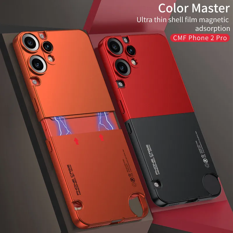 Sleek Ultra-Thin Detachable Hard Case with Lens Protection