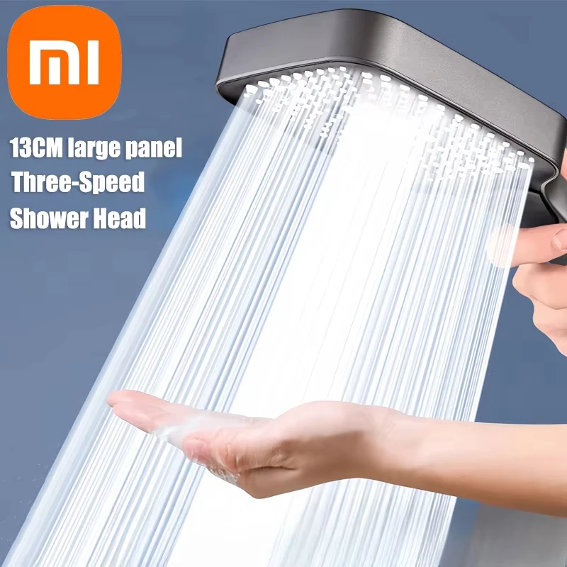 Xiaomi Mijia Shower Head Square pressurized Large Panel 3 Modes High Pressure Water Massage shower head