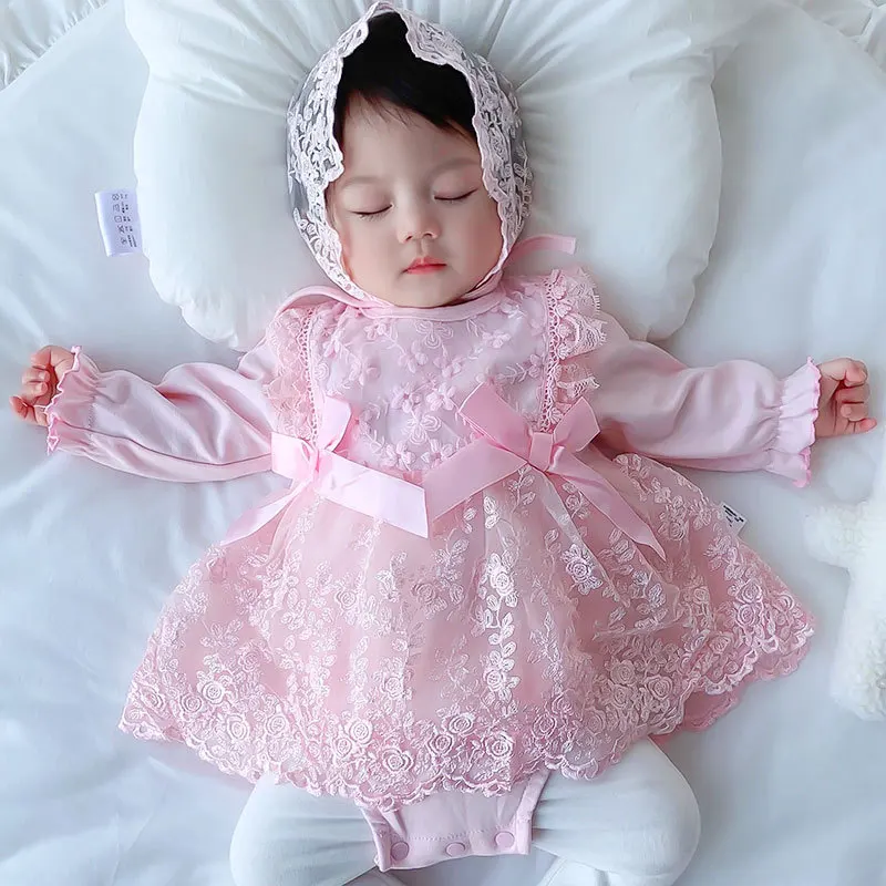 Spring and Summer Baby Girl Lace Dress Princess Spanish Style With