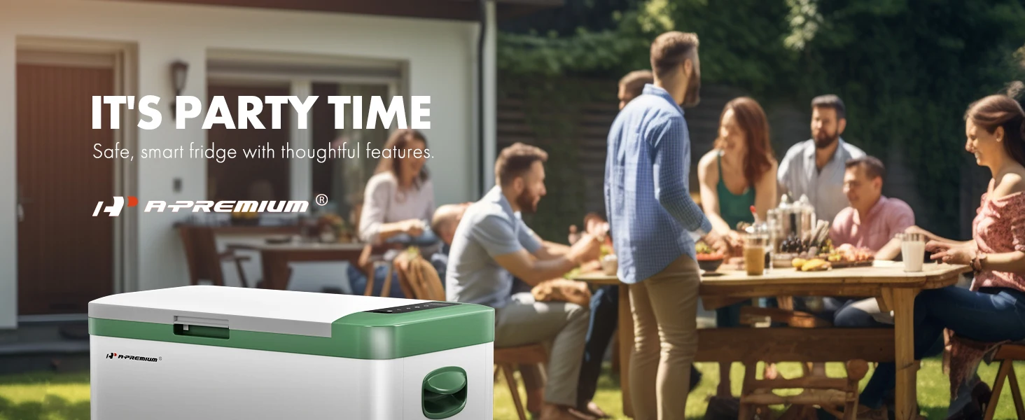 It's party time! Safe, smart fridge with thoughtful features.