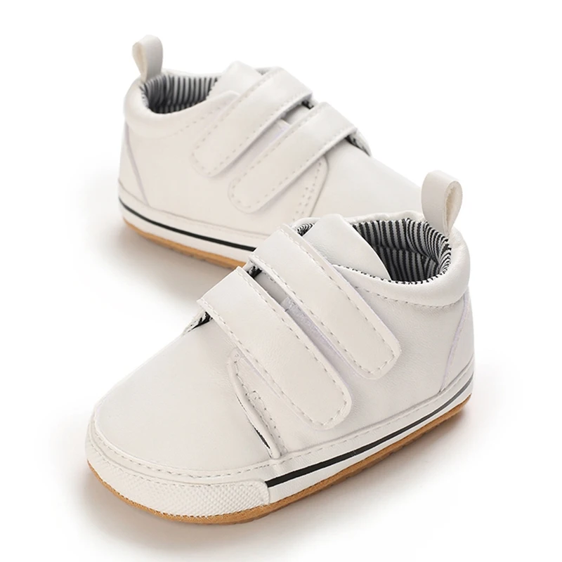 Trendy Toddler Shoes: Newborn Baby Boy Leather Shoes with Rubber Non-slip Sole (0-18 months)