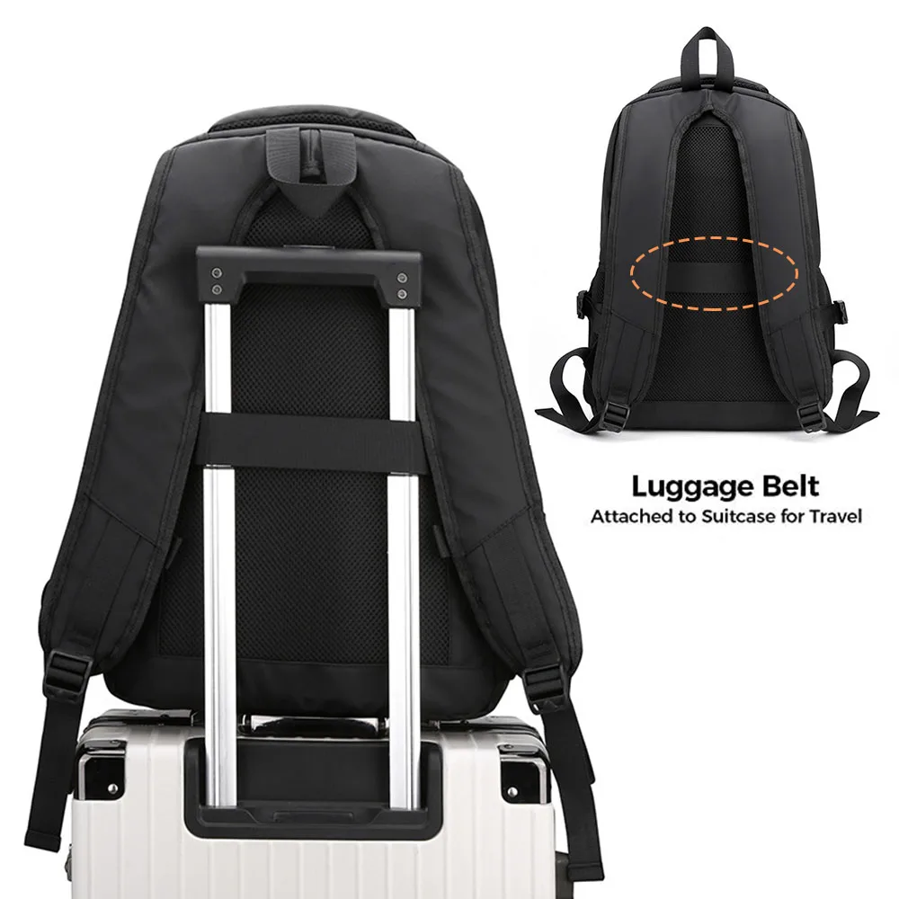 Large Travel Laptop Backpack,Water Theft Big Business Backpack