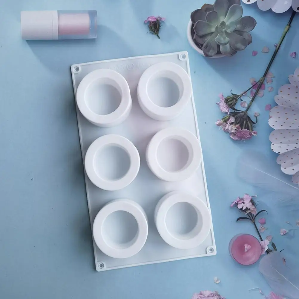 Concave Cup Cake Mold Silicone 5