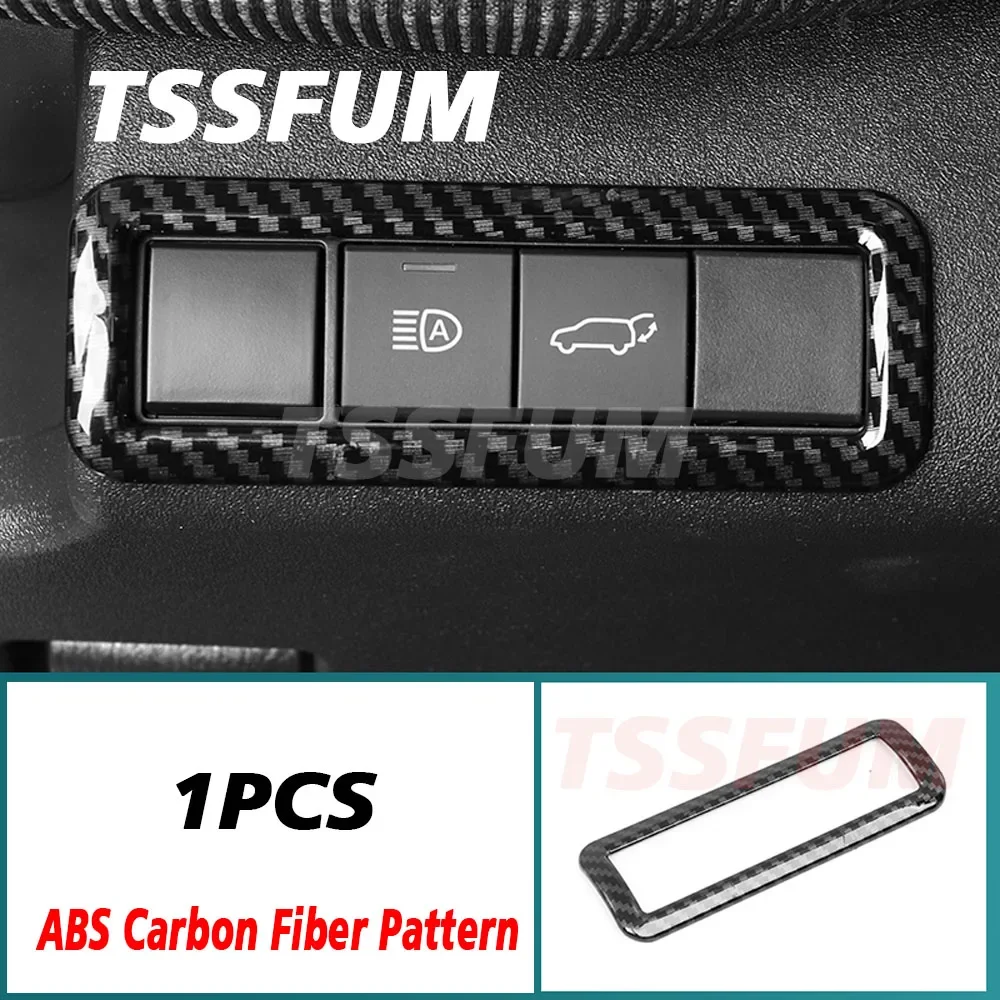Carbon Faser Aufkleber Auto Innen Getriebe Shift Pa Produktbild-Vorschau 5