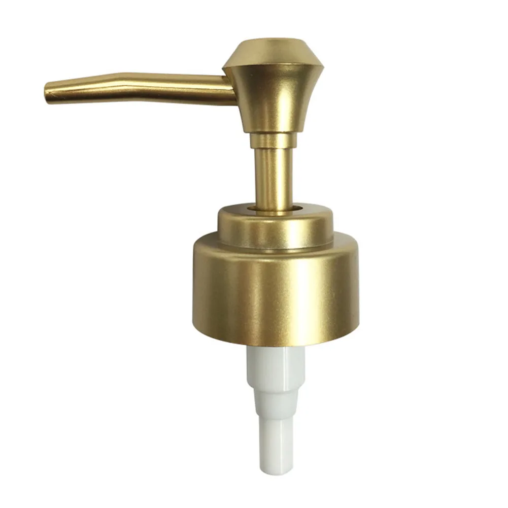 For Soap And Lotion Plastic Pump Dispenser Bathroom Easy To Use Soft Sealing Gasket Leak-proof Design Metal Housing