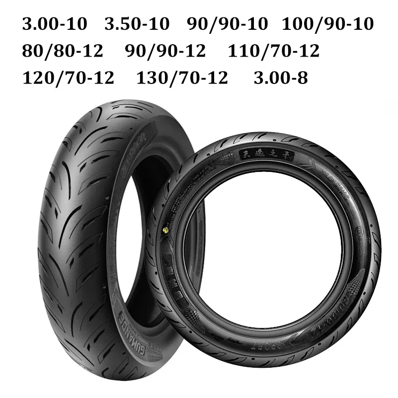 3.00-10 /3.50-10 90/90/90-10 100/90/90-10 80/80/70-12 90/90/70-12 110/70/70-12 120/70/70-10 130/70/90-12 3.00/70-8 Pneumatici Per Vuoto Per Veicoli El