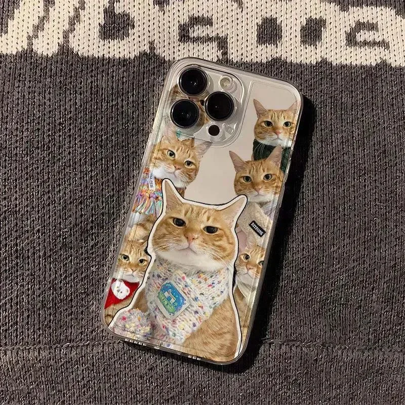 Vibrant Cat-Themed Phone Case