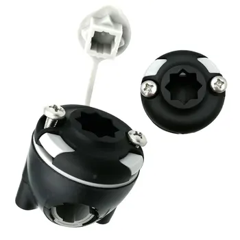 낚시 레일 클램프 마운트 베이스 스타 홀딩 베이스, 해양 보트 카약 GPS 어군 탐지기 파이프 어댑터 액세서리 거치대