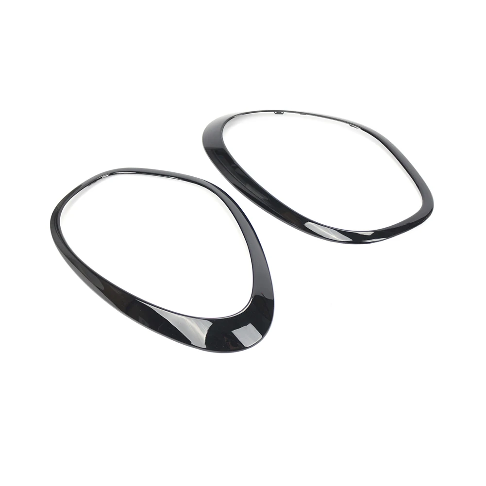 

Brand New Durable Cover Part 51139801573 ABS Accessories Bezel Ring Trim Black For Mini R60 Countryman Headlight