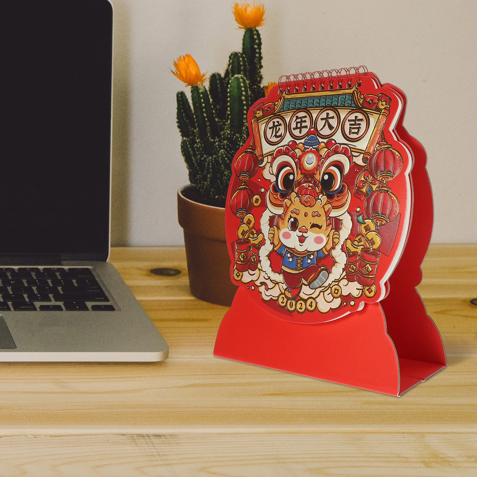 

Cartoon Monthly Calendar Desktop Office Standing Tabletop Desk Desktop Cute Decor Office Memo Clock In Monthly Calendar