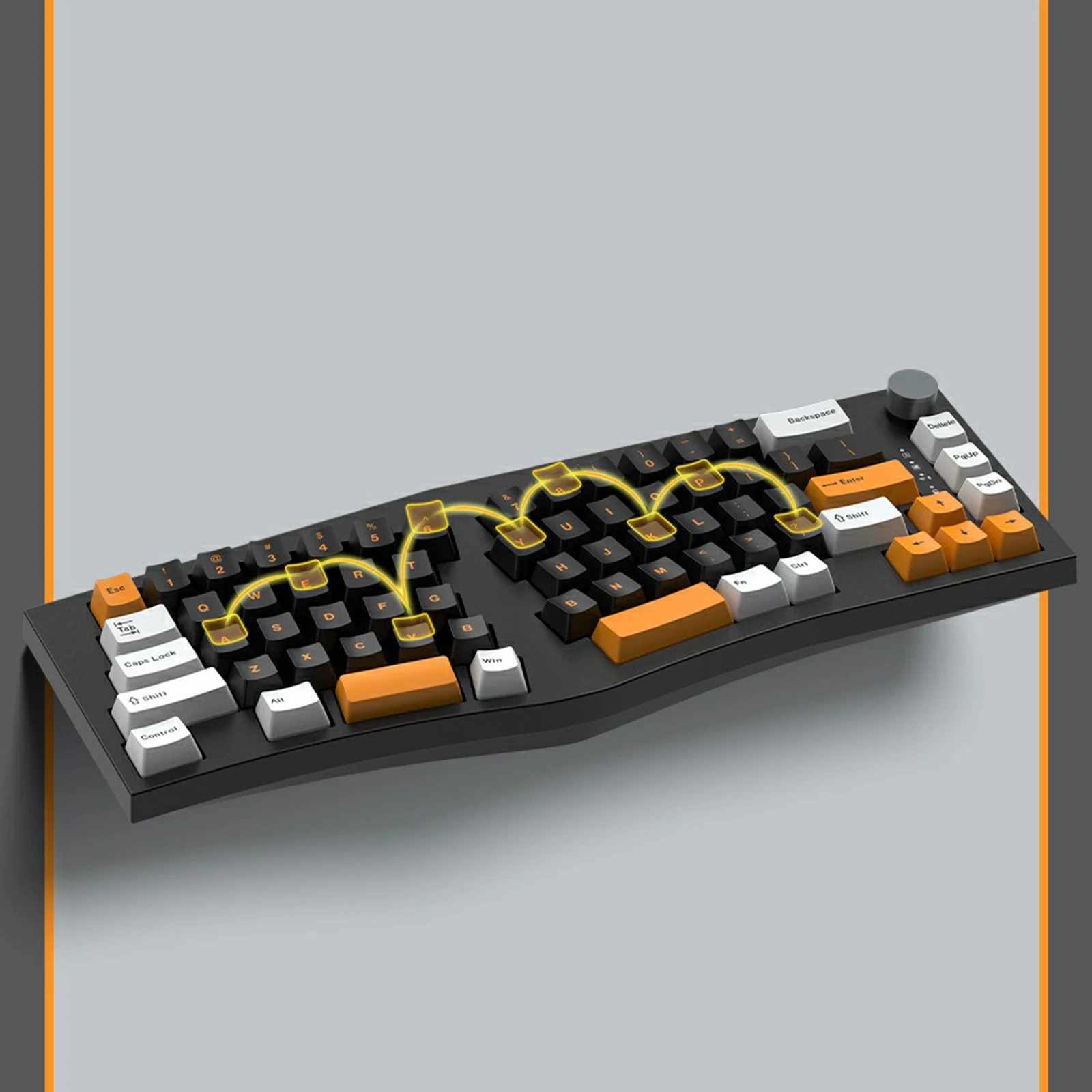 Feker Alice 80 Usb com Fio Suporte de Teclado Mecânico Troca Quente para Computador Portátil Gamer Digitação Ergonomia Teclado Mecânico 68 Teclas - Imagem 2