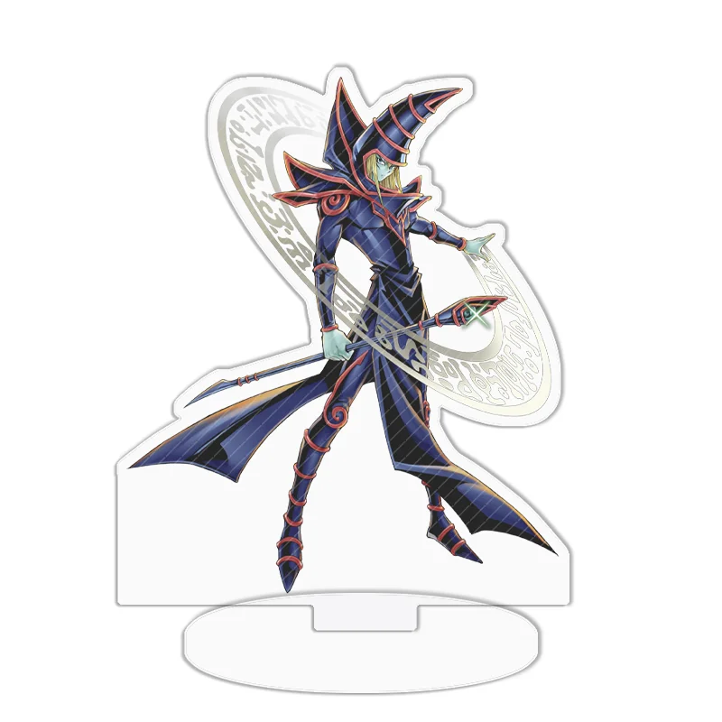Acrylic Standing Sign: Black Rose Dragon & Dark Magician Anime Decor