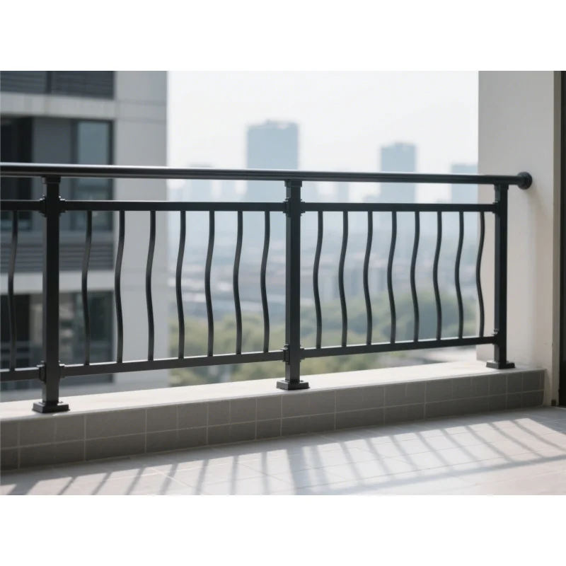 맞춤형 외부 분체 도장 솔리드 로드 파티오 수제 핫 파워 장 야외 아연 도금 강철 발코니 금속 R