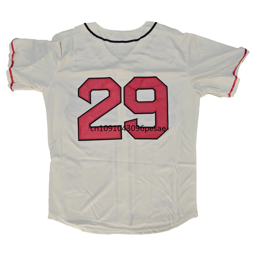 Satchel Paige Jersey American Cleveland Retro Baseball Jerseys 14 Larry Doby Jersey 19 Bob Feller All Stitched Mens M-3XL