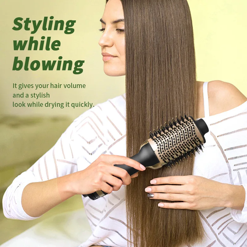 2025 Heating Comb Straightener Hair Comb Hair Straightener Dryer and Straightening Brush Electric Comb Brush One Step Salon Hair 2