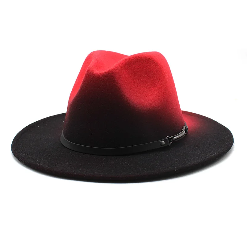 Luxury hat Men's cap hats for women cowgirl jazz elegant british fedora