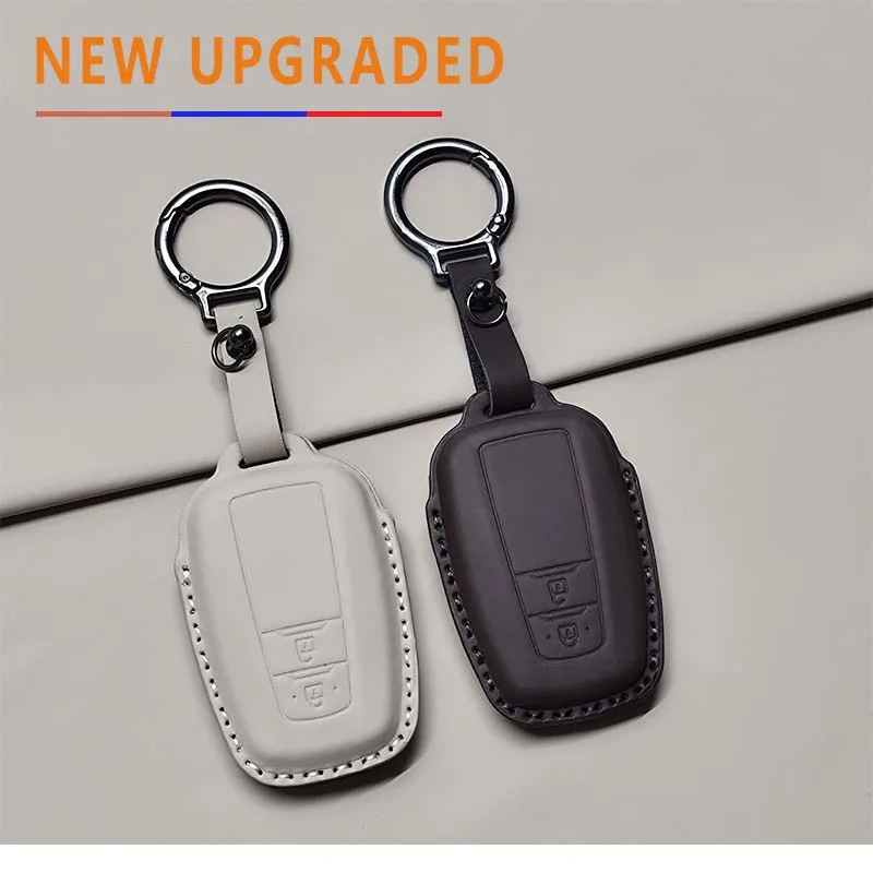 Premium PU Leather Car Remote Key Case Cover