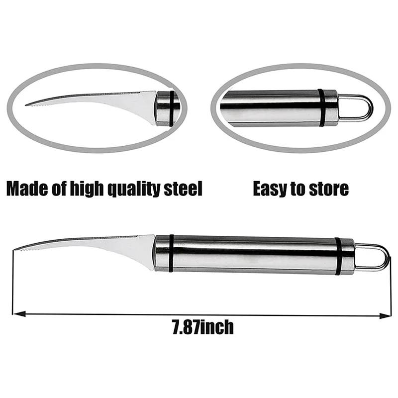 Shrimp Deveiner Tool Shrimp Peeler ShrimpThread Knife Toad Fish Lobster Cleaner Peels Prawn Outer Shell Deveins shrimp peeler
