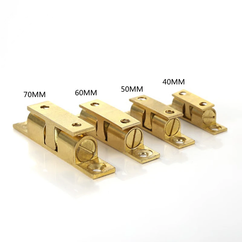 40-70mm Brass Cabinet Door Catches Adjustable Double Spring Steel Ball Catch Furniture Door Latch Stoppers 1PCS,magnetic cabinet catches,door catches,magnetic cabinet latches,cabinet door latch,door stops,cabinet door stop