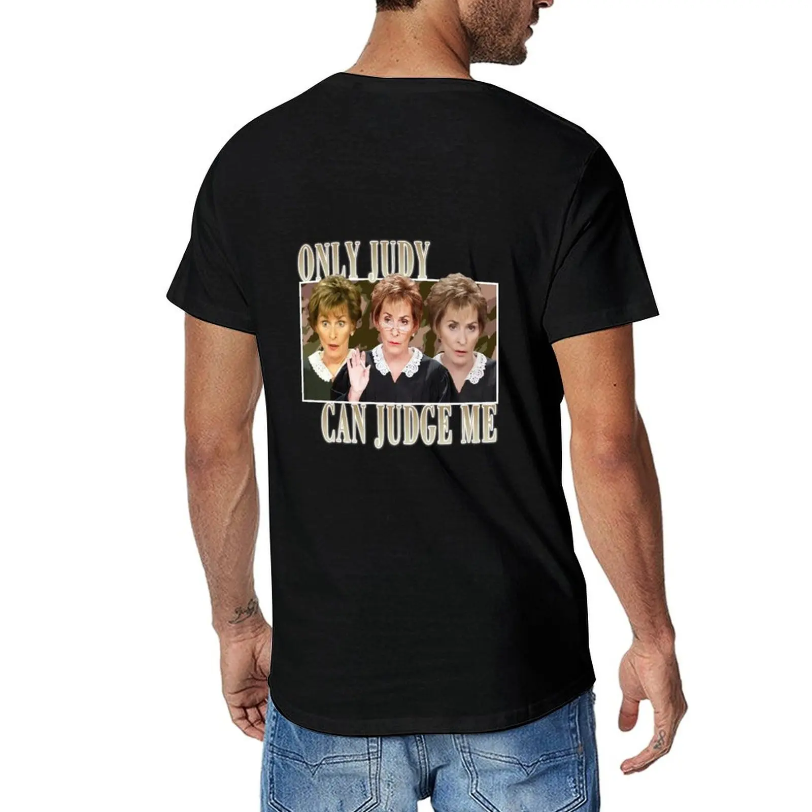 

Judy can judge me funny Classic T-Shirt blacks sports fans summer tops mens graphic t-shirts anime