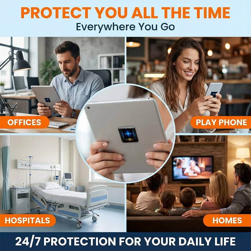 EMF BioChips Protective Anti-Radiation Stickers for Devices - Family Safety Shields