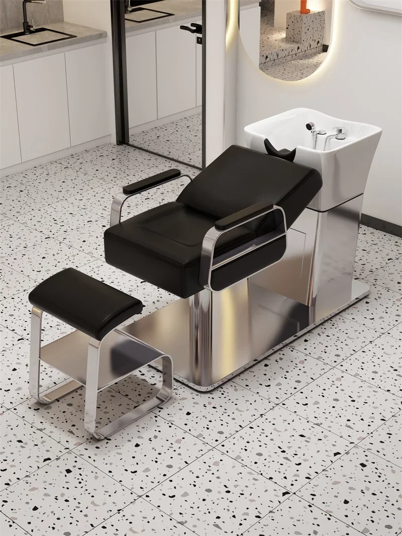 

Роскошная головка, кресло для мытья волос, раковина для салона красоты, шампунь, кровать для отдыха, комфортная мебель для красоты Cama De Champu