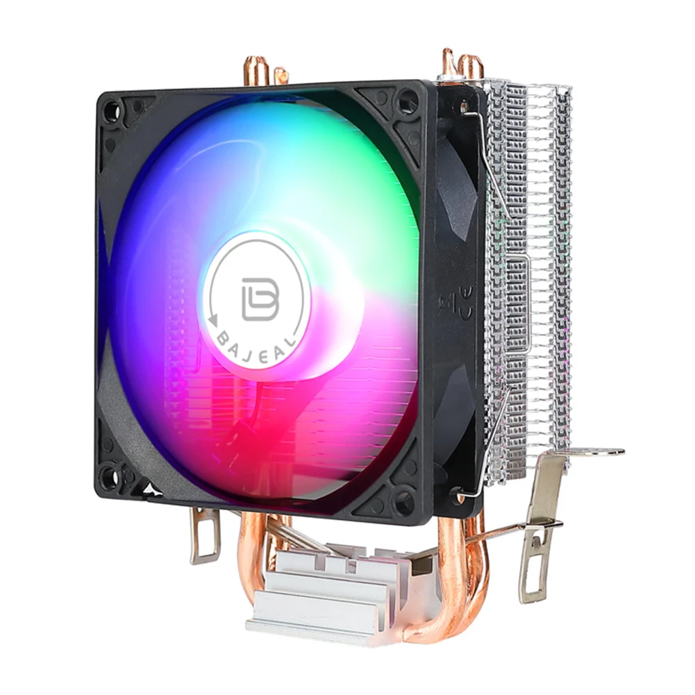 CPU Cooler with Rainbow RGB Fan for Intel and AMD