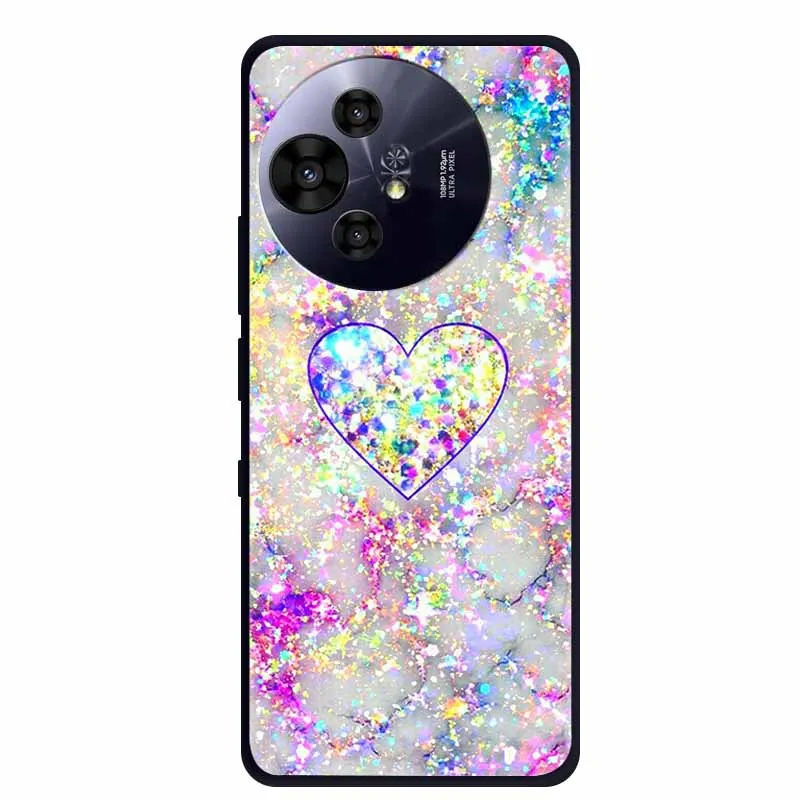 Black Silicone Protective Back Cover - Stylish and Durable Bumper Coque for TCL 50 Pro NxtPaper 5G