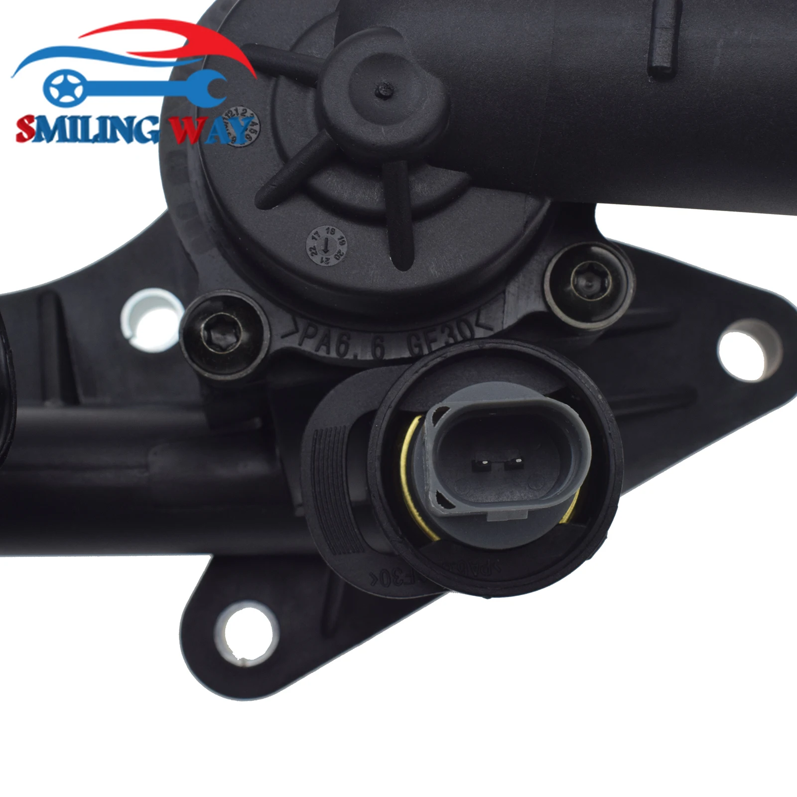 Thermostat Housing & Sensor or Coolant Hose Pipe Connector For Audi VW Seat Skoda 03C121026M 03C121111AE 03C121065K 03C121065B
