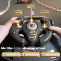 Kids Driving Simulator Toy 200 Levels Adjustable Steering Wheel Toy Toddlers Interactive Pretend Driving Car Racing Board Game 1