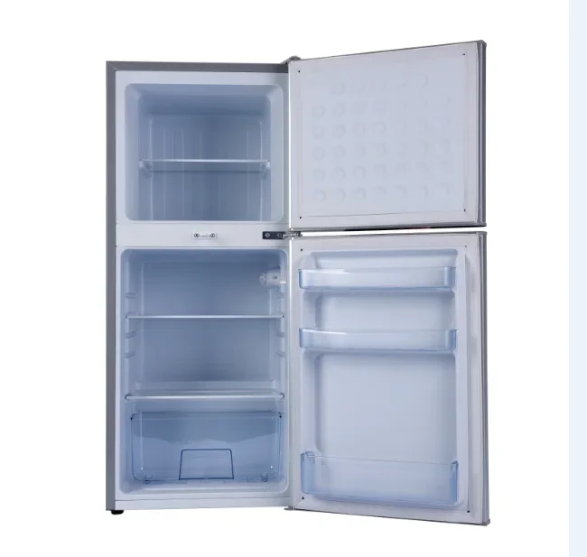 Juka BCD-118L Two Doors Solar Powered Refrigerator DC 12V,Solar Panel,Battery,Controller
