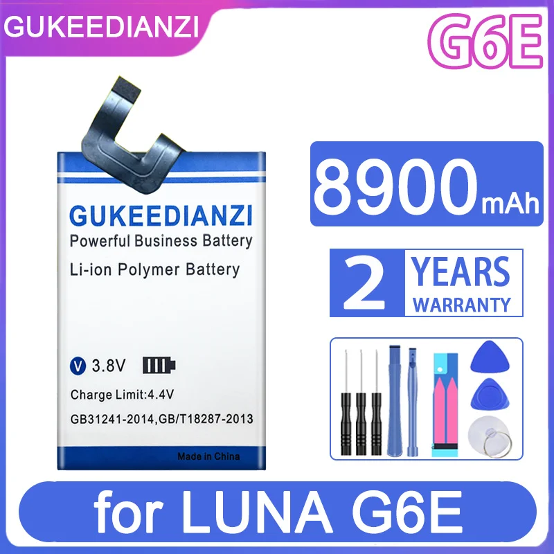 

Сменный аккумулятор GUKEEDIANZI 8900 мАч для LUNA G6E