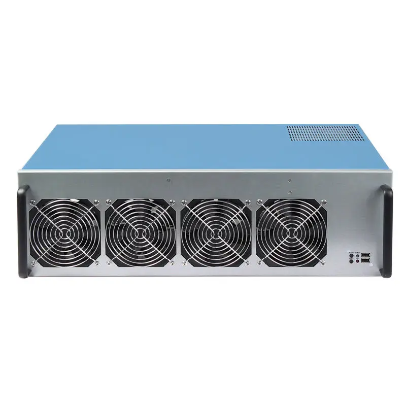B85 65MM 케이스 8GPU 카드 장착 가능 머신 케이스 서버 섀시 컴퓨터 PC 케이스 ATX PC