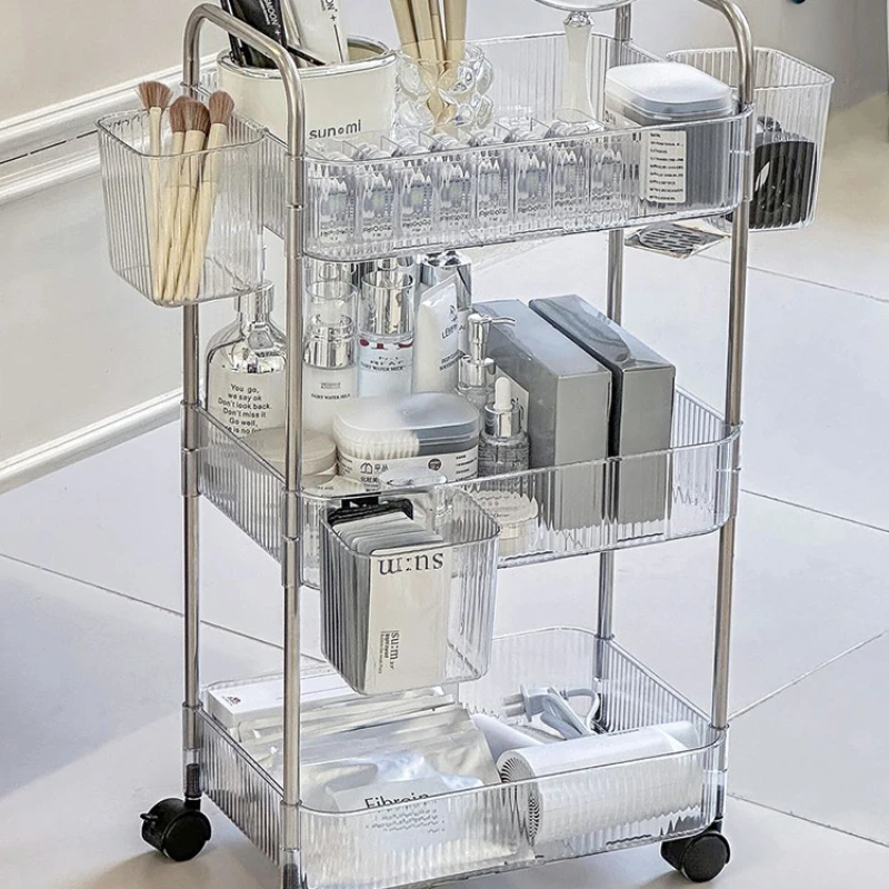 Tool Medical Salon Trolley Cosmetic Beauty Spaesthetician Barber Salon Trolley Storage Carrinho Auxiliar Salon Furniture RR50ST