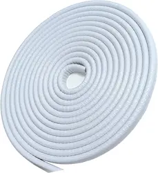 Enhanced Car Door Edge Guard - U - Shape Rubber Trim Seal Strip, 16.4ft (White 5m)