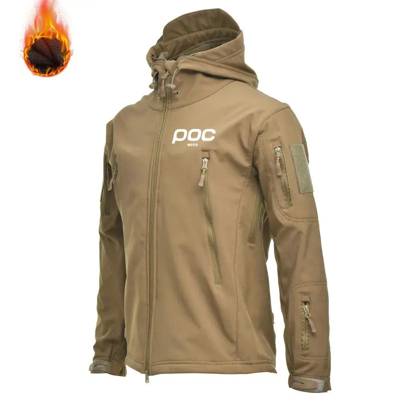 Waterproof Thermal Cycling Jacket Windbreaker Ski Coat Hiking Rain Camping Fishing Tactical Clothing Men&Women S-3XL MOTO POC